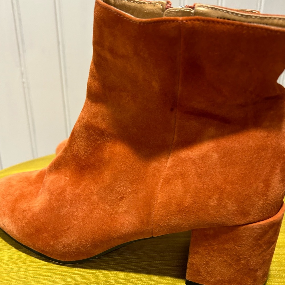 Mod Suede Booties - Picture 3 of 4